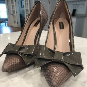 Joan and David Bow Shoes